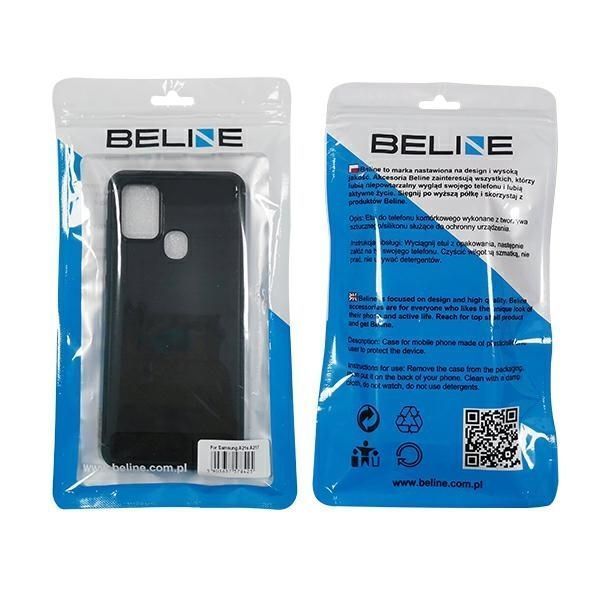 Beline Etui Carbon Oppo A15/A15S Czarny/Black