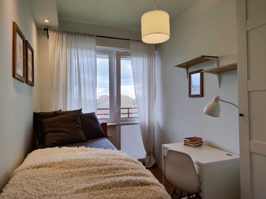 Pokój 1-osobowy z tarasem, Bielany (student/ka, młodzi pracujący)