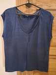 Koszulka, t-shirt Riccovero, 100% len lniana, r. S/M
