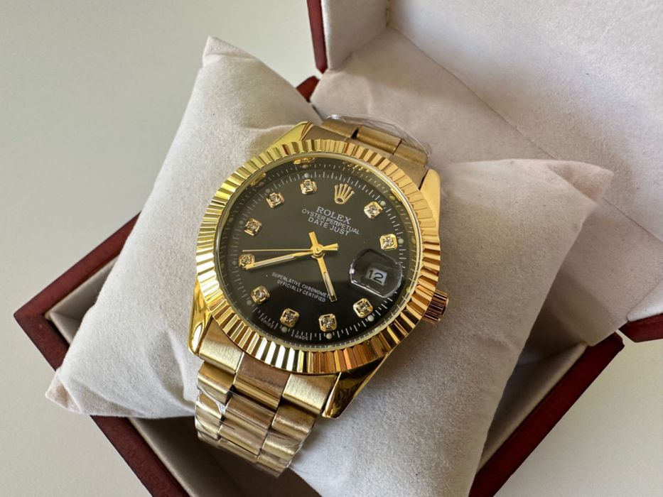 Relógio Rolex Datejust Oyster Perpetual 39mm Dourado Novo