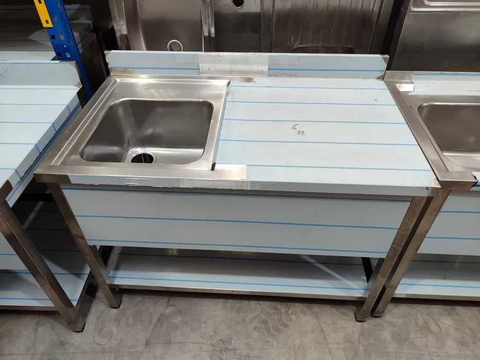 Banca INOX pio grande - 1.20x0.60mts