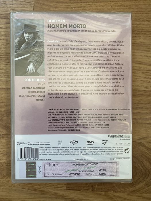 DVD “Dead Man - Homem Morto”