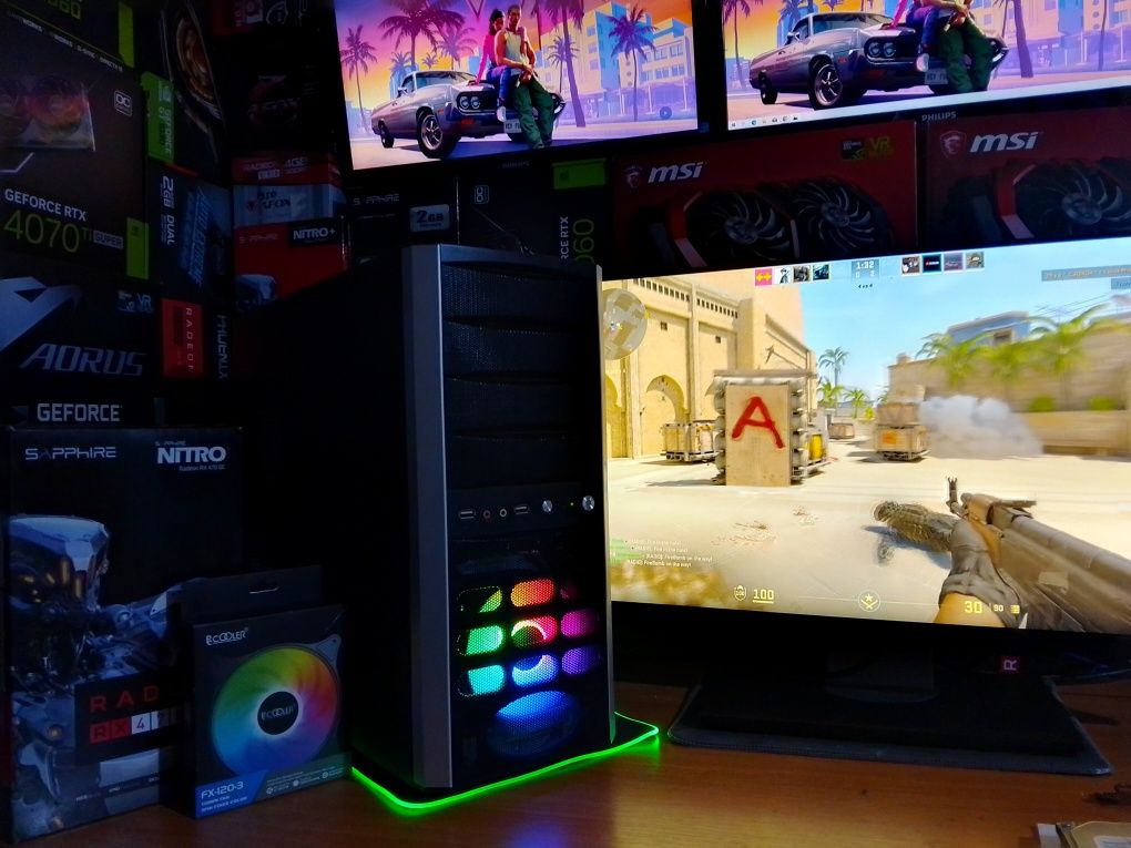 Rx470 4 гб Игровой системный блок,пк,компьютер.GTA.WOT,RDR