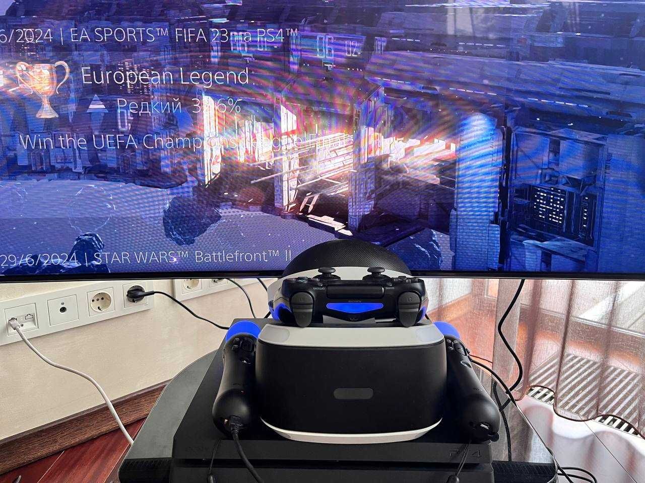 PS4 Pro 1TB+PS VR+PS 4 MOVE 2ШТ(контролери)