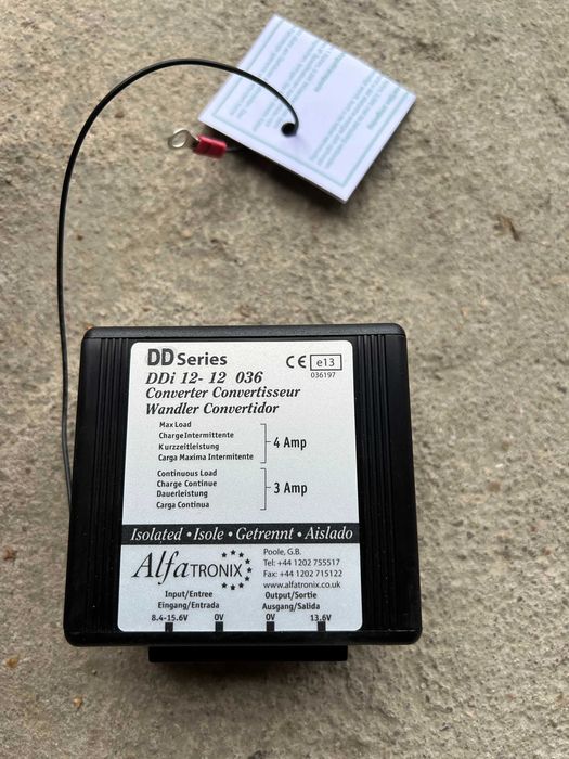 przetwornica napięcia AlfaTRONIX DDi 12-12 Numer 036