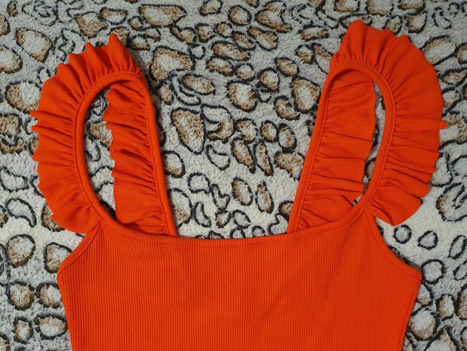 Боді жіноче в рубчик від ZARA ЗАРА, Нове, розмір S