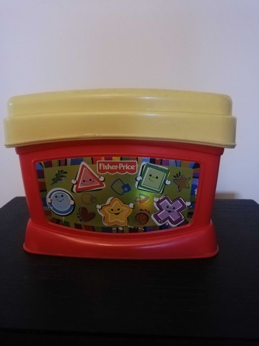 Wiaderko z klockami Fisher Price