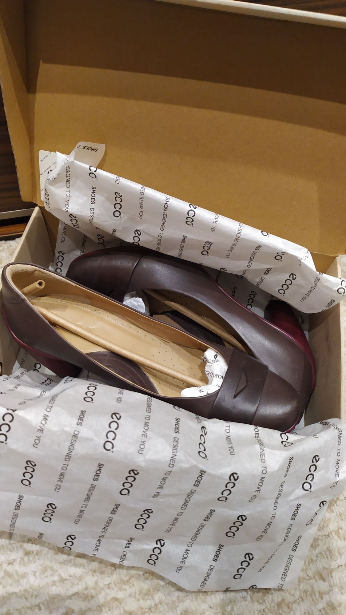Pantofle damskie ECCO  SCULPTURED 65 NOWE