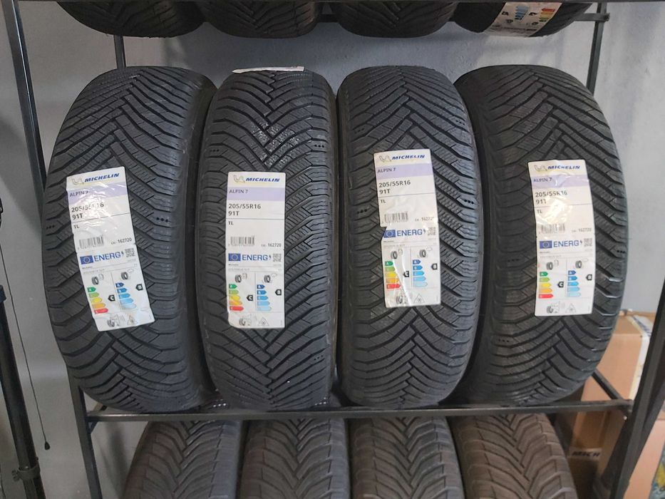 205/55R16 Michelin Alpin A7 Nowość 2024r cztery nowe opony zimowe