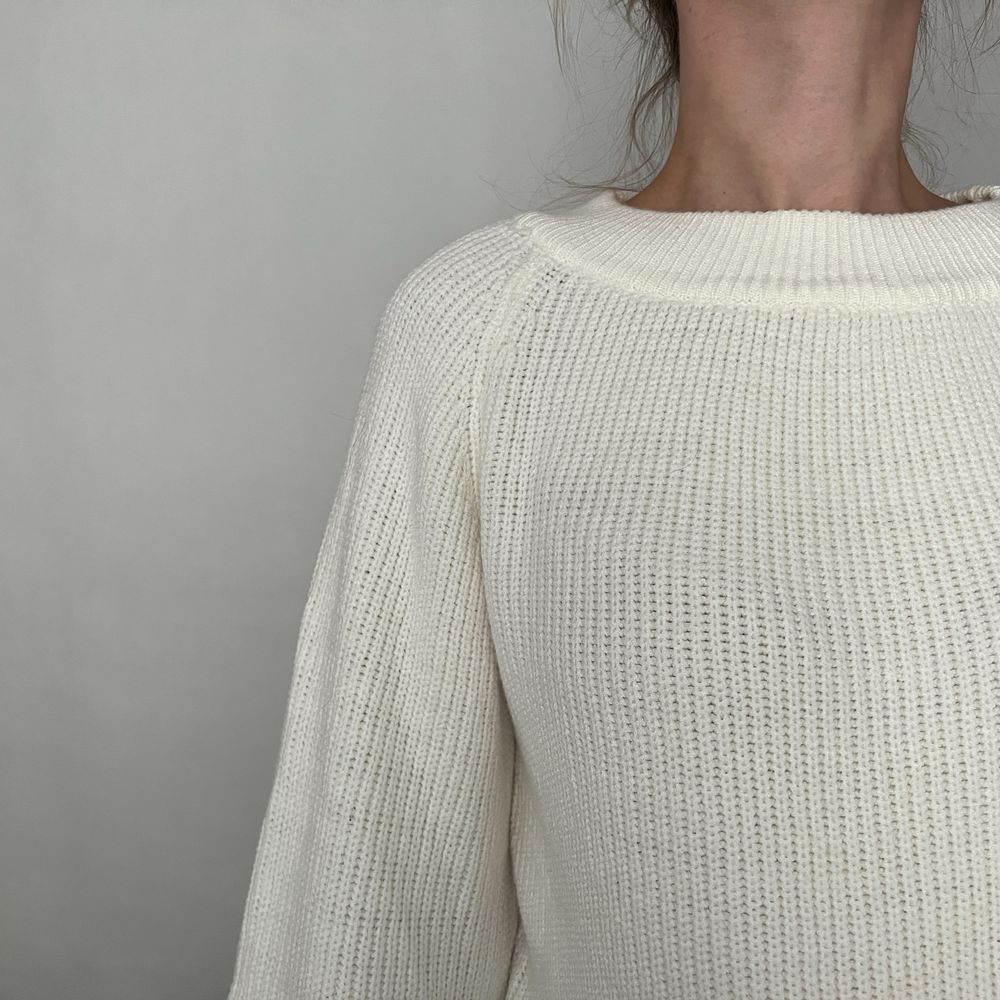 Sweter damski biały ecru nowy z metką nietoperz na zimę jesieniara