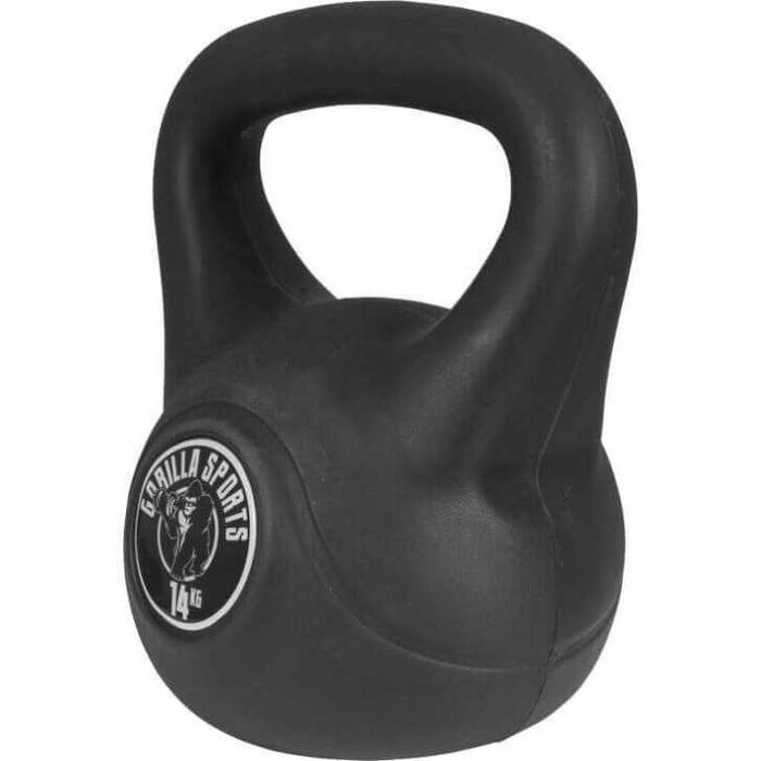 Kettlebell winylowy 14 kg czarny
