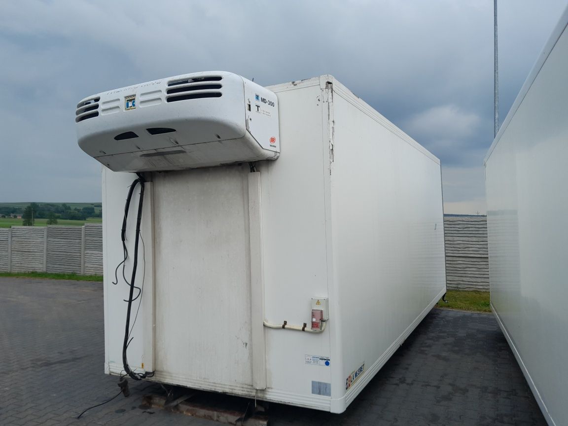 Kontener magazyn izoterma 6m z transportem i rozładunkiem agregat 380v