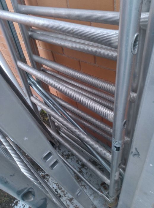 Plataforma de andaime em alumínio