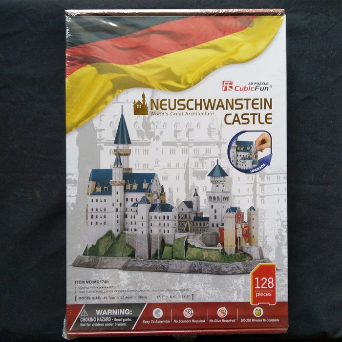 Neuschwanstein Castle CubicFun - zamek, model do składania