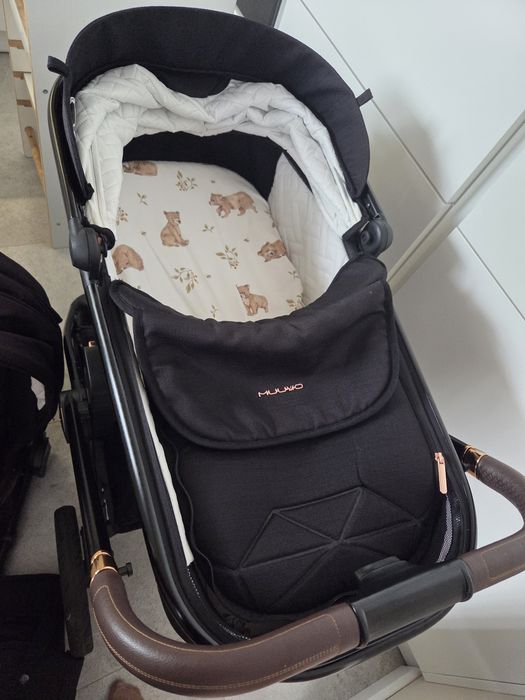 Wózek Muuvo quick se 2 chromium black 2w1