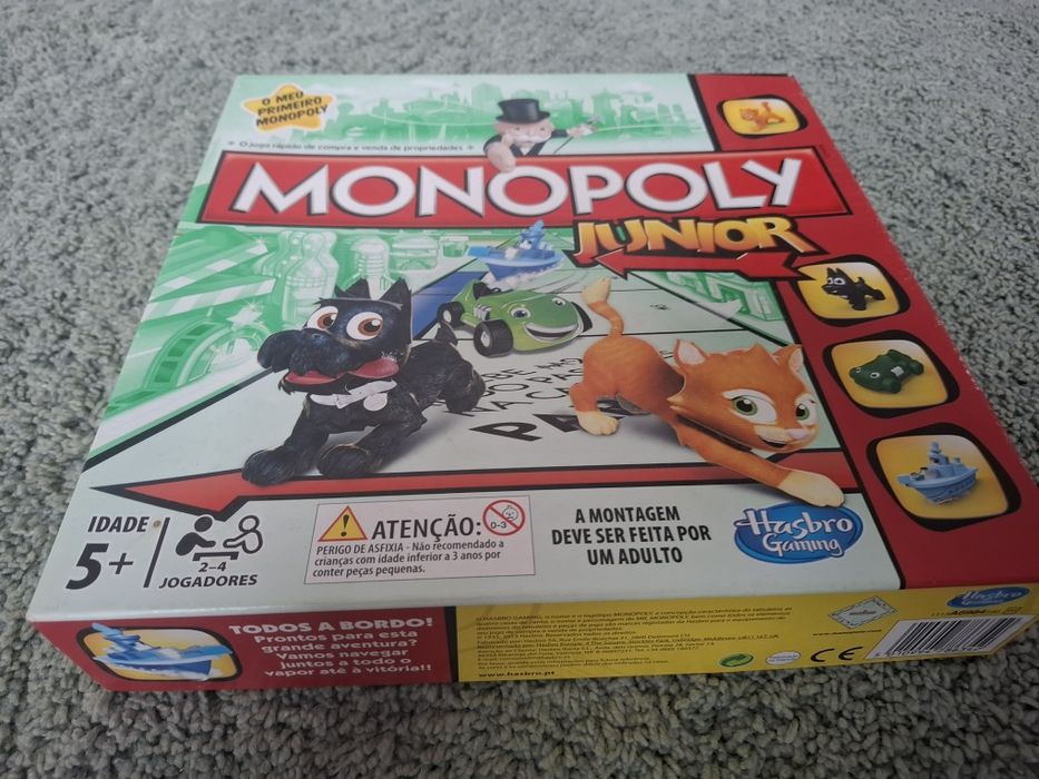 Jogo Tabuleiro Monopoly Junior
Bom estado.
Entrega em mão em Cascais o
