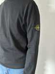 Новый стоник свитшот — черная кофта Stone Island — XS S M L XL