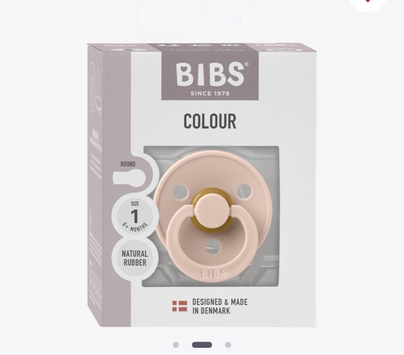 Smoczek Bibs rozmiar 1 nowy