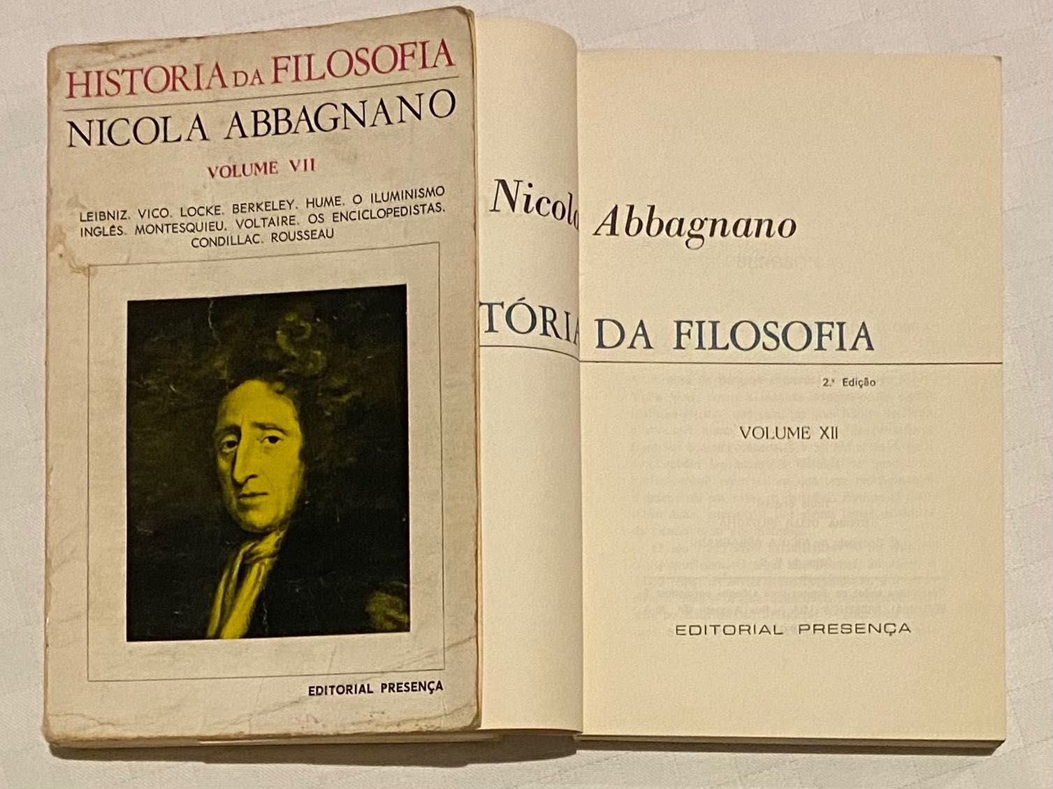 História da Filosofia de Nicola Abbagnano. Vol. 7 e 12