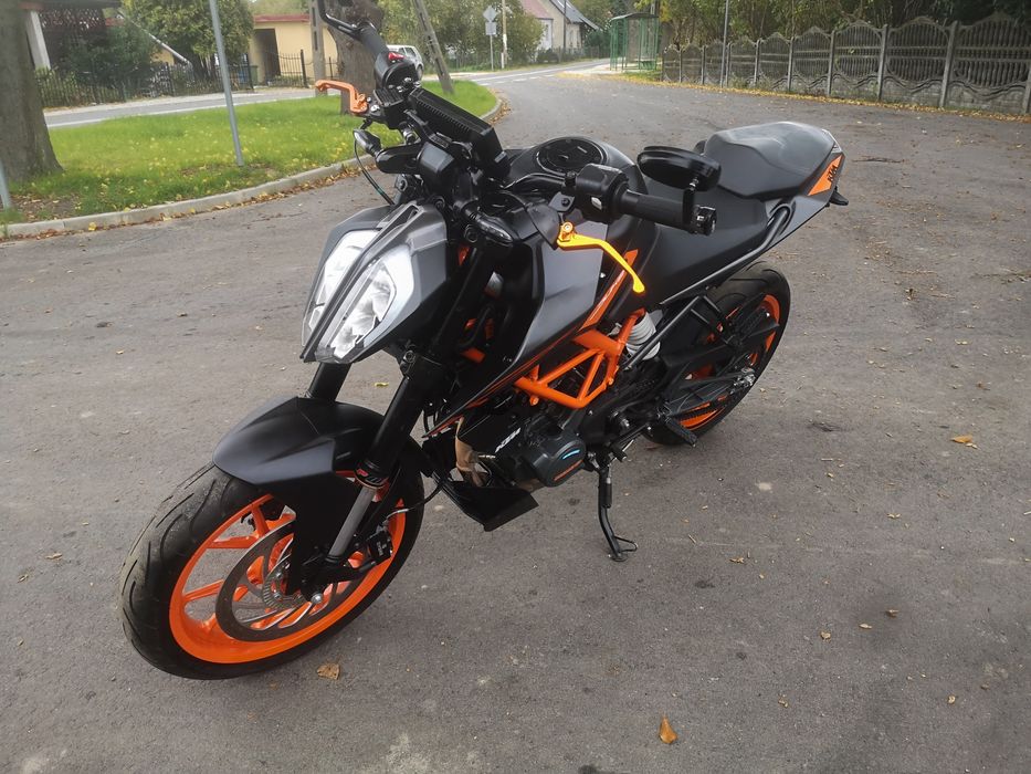 KTM DUKE 125 ABS 2021 TABLET Wydech IXRace Dodatki Transport