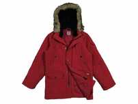 CARHARTT Anchorage Kurtka Parka Czerwona Męska r. S/M