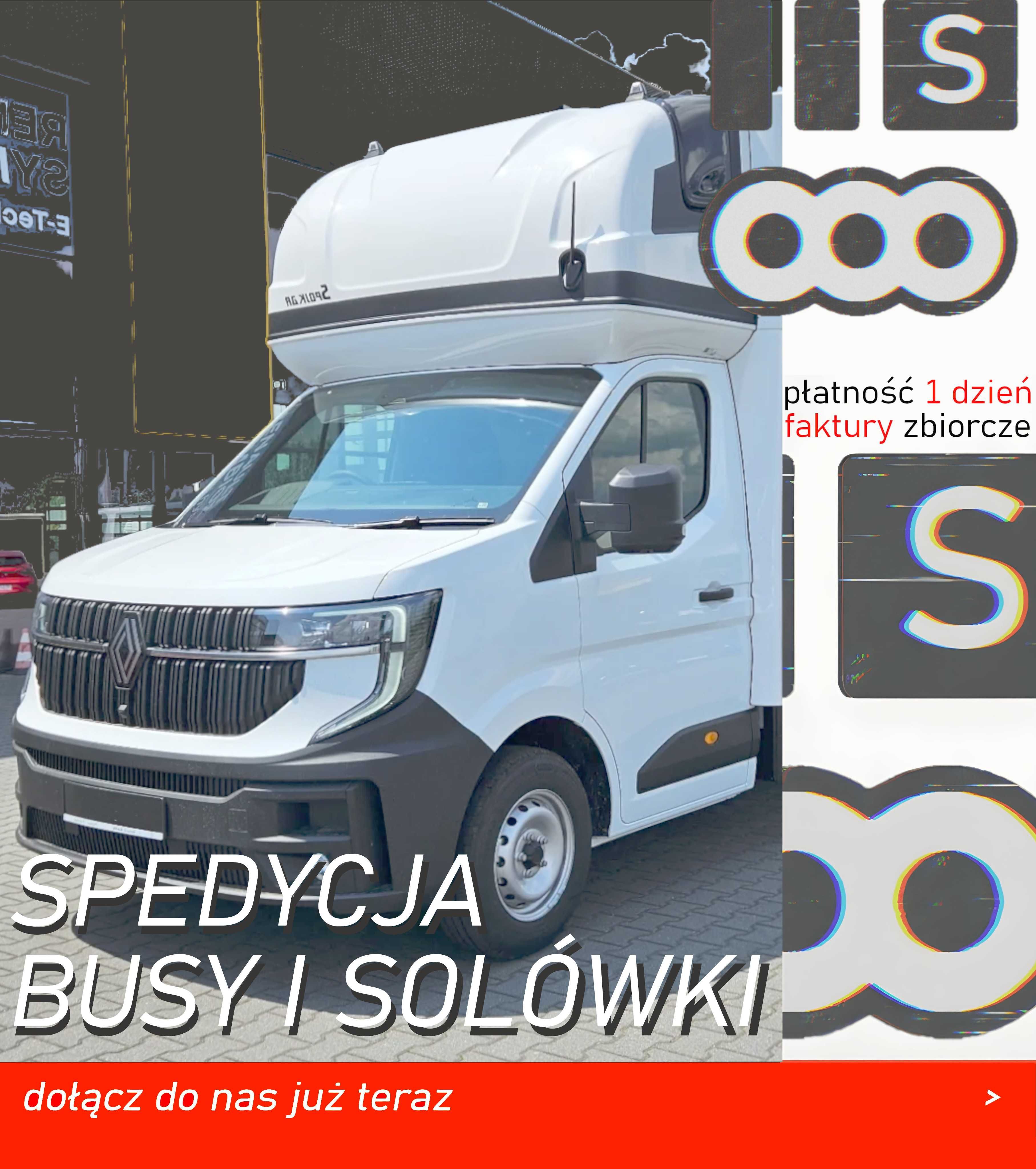 Spedycja dla plandek i wind 3,5T