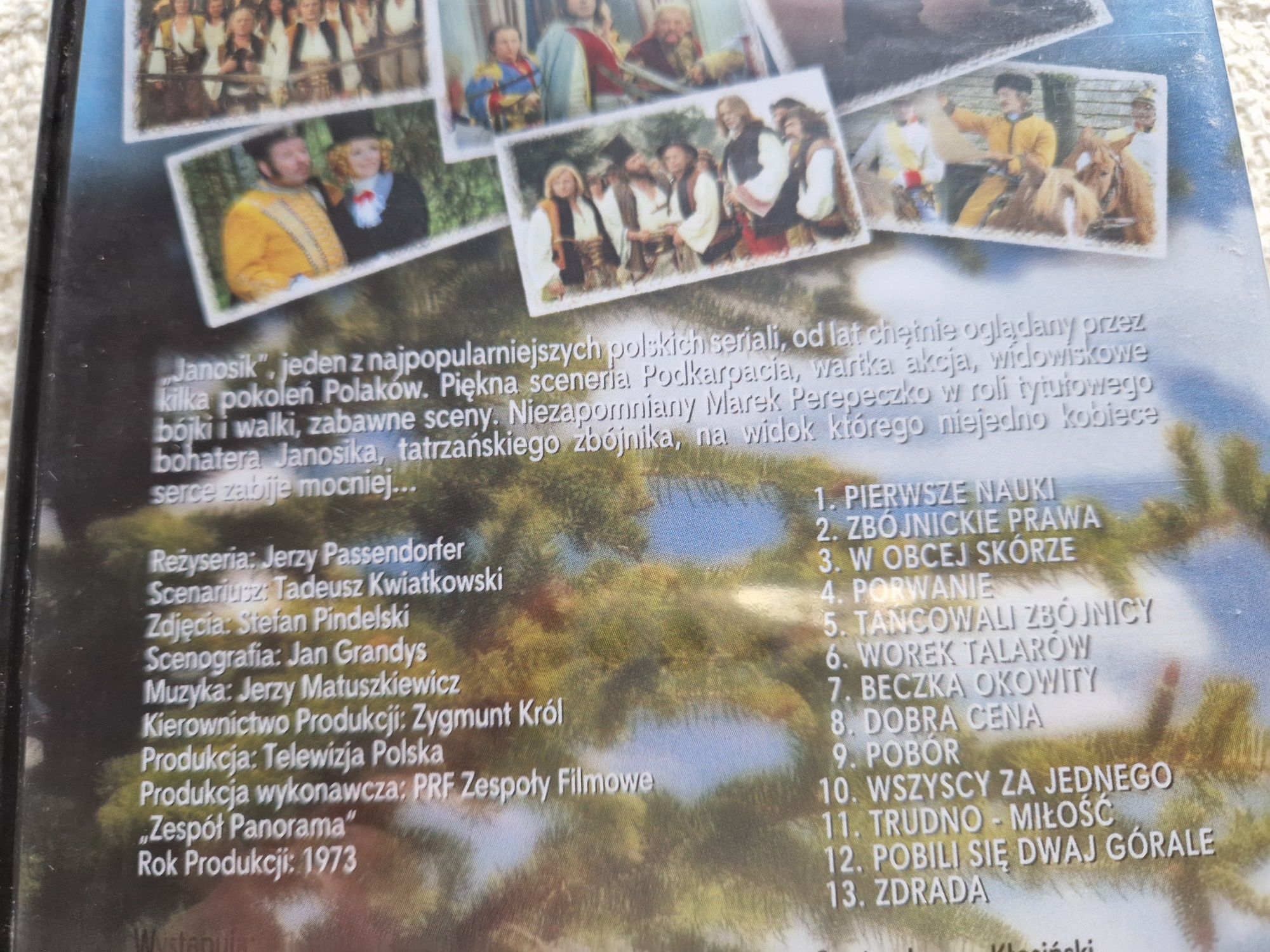 Janosik polski serial płyty DVD video TVP Perepeczko Passendorfer