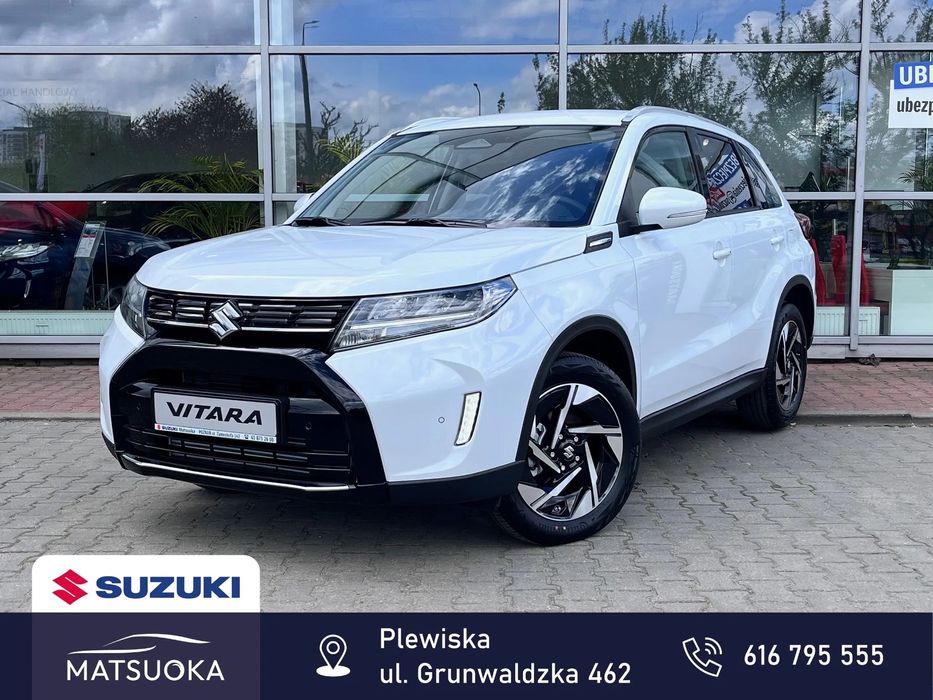 Suzuki Vitara Elegance Sun 1,4 110KM mild Hybrid 4WD 6AT White / 2025!