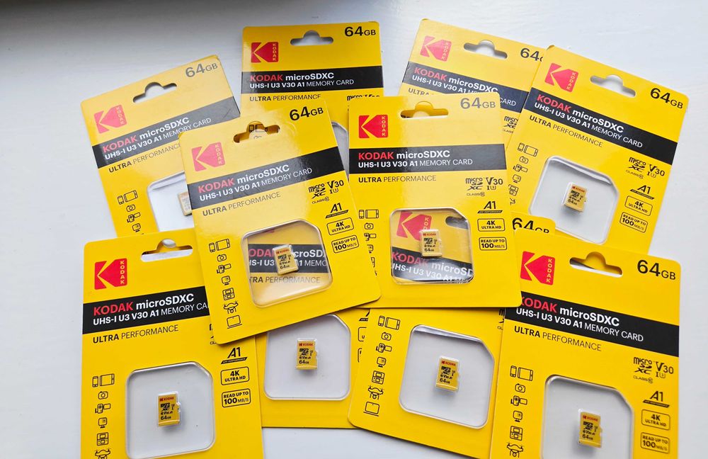 Карта пам'яті Kodak micro SD 64Gb U3 A1 class 10