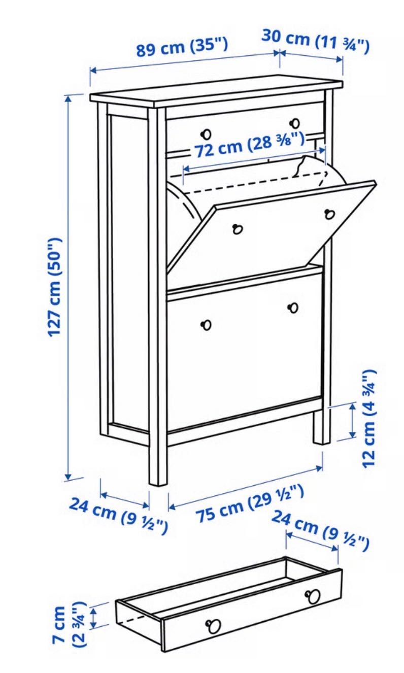Hemnes szafka na buty ikea