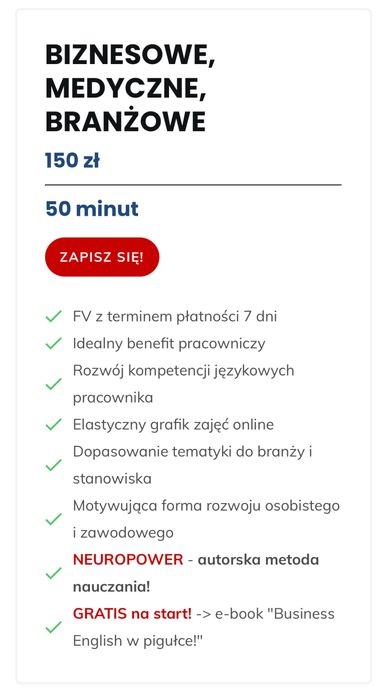 ANGIELSKI z lektorem - korepetycje i konwersacje - lekcje online