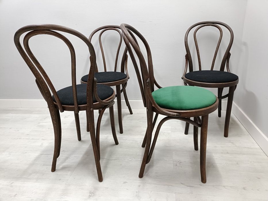 Krzesła gięte Thonet Fameg a18 Radomsko PRL