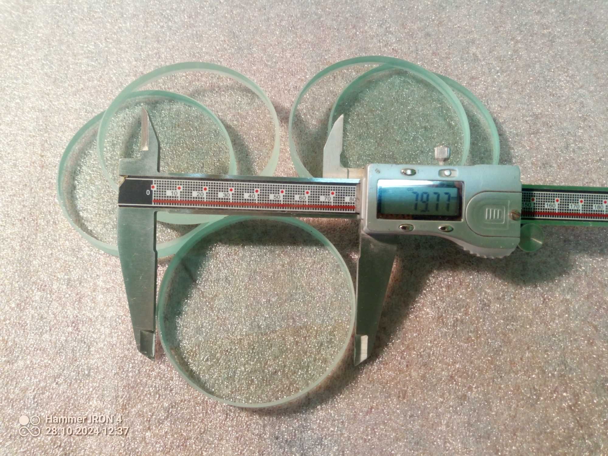 szkło wziernika płaskie fi 63x10mm