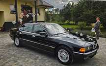 Auto do wesela ślubu BMW E38 740Li E60 545i