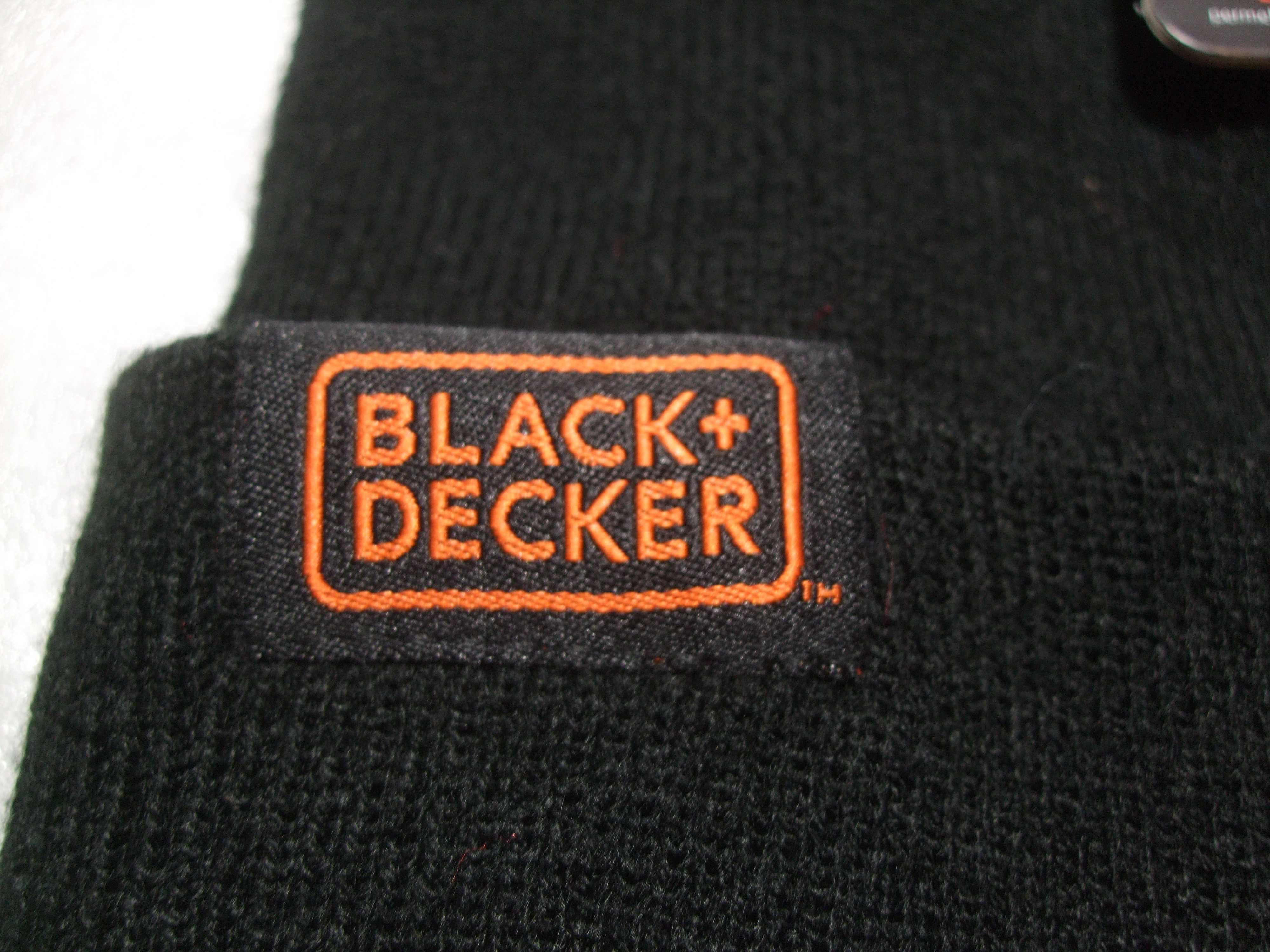 BLACK + DECKER FIRMOWY ZESTAW Zimowy.  Czapka, Komin, Rękawiczki