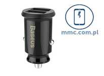 Baseus Circular inteligentna ładowarka samochodowa 2x USB QC3.0