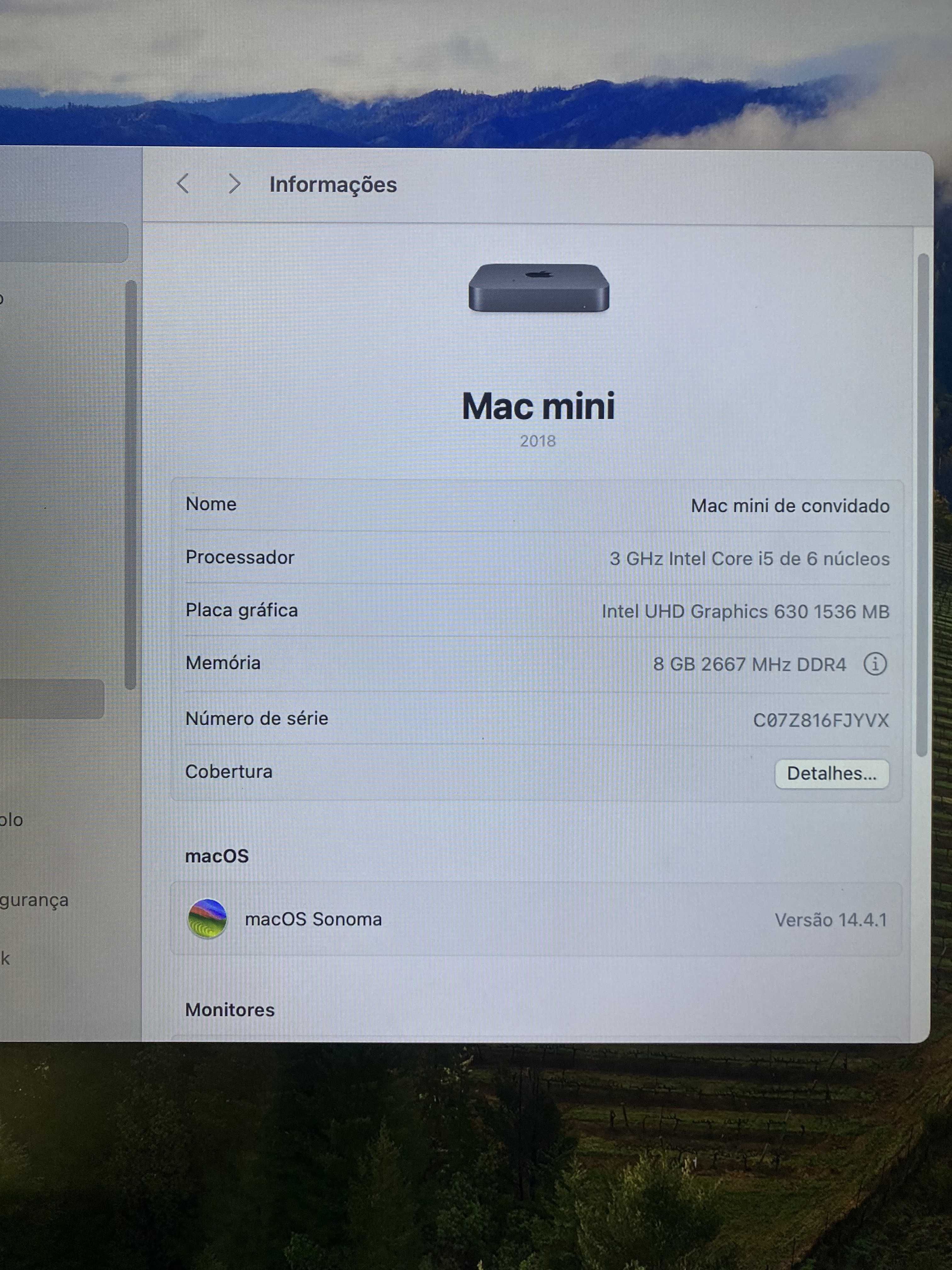 Mac mini 2018 3GHz Intel Core i5