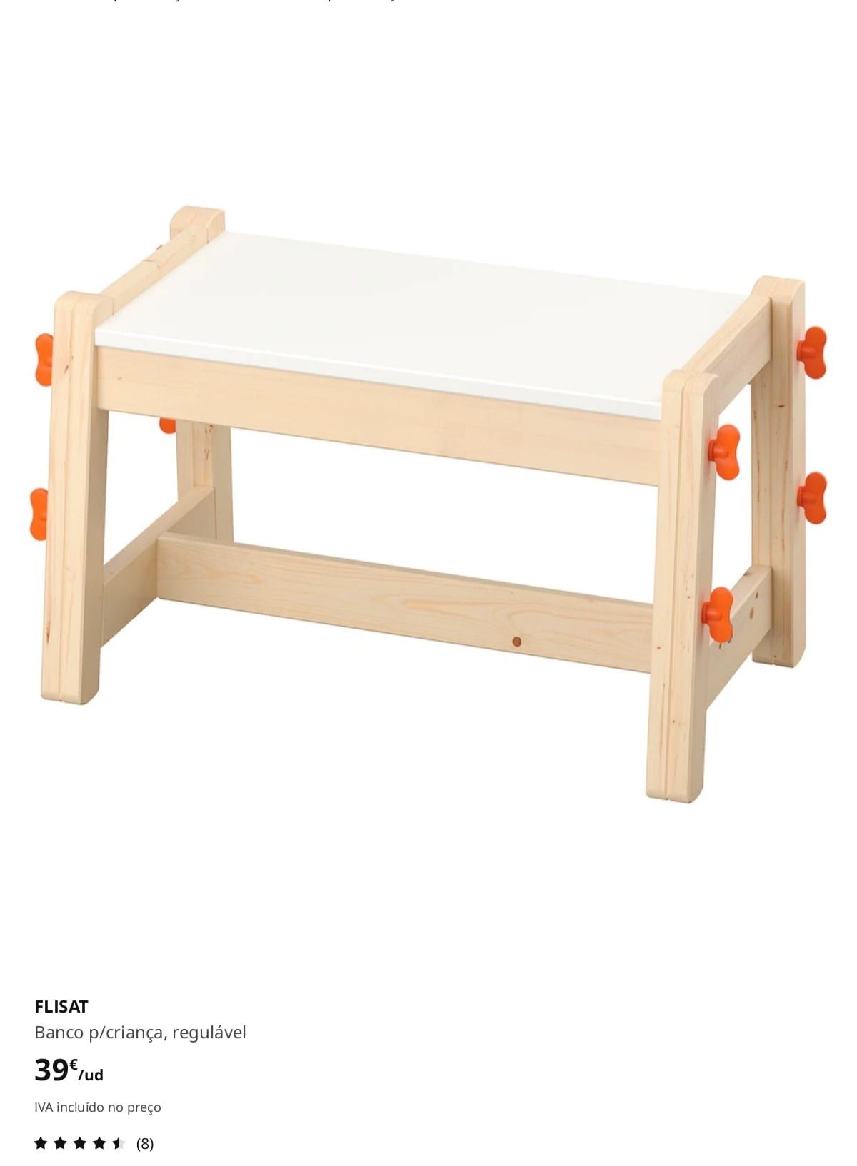 Banco  IKEA, como novo!