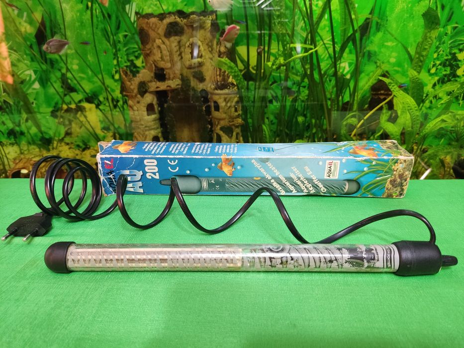 Обогреватель нагреватель Aquael для аквариума AQ 200 Польша