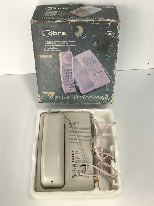 Telefone sem Fios Cobra CP-483S Vintage