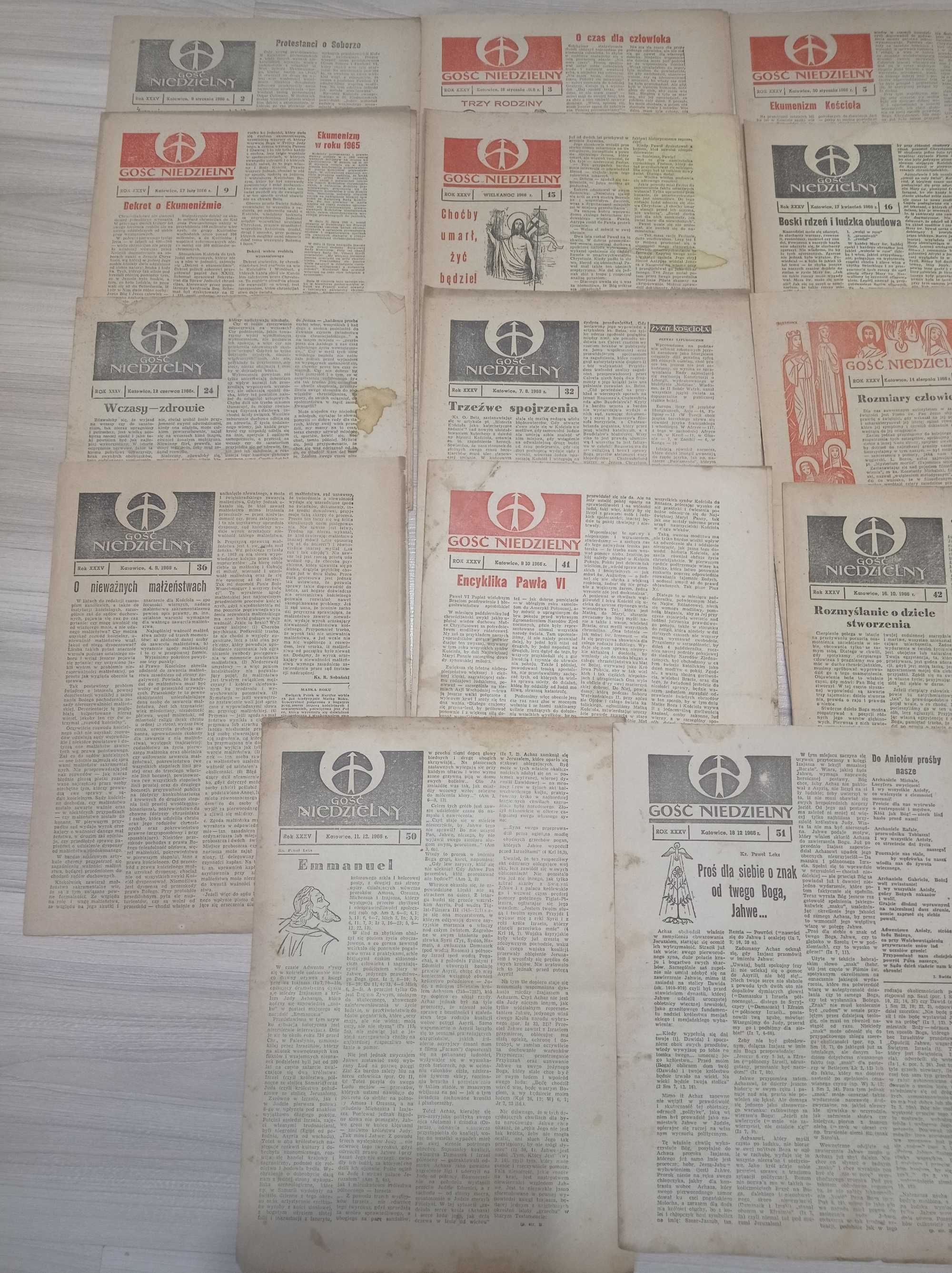 Gość niedzielny, tygodnik katolicki 1966