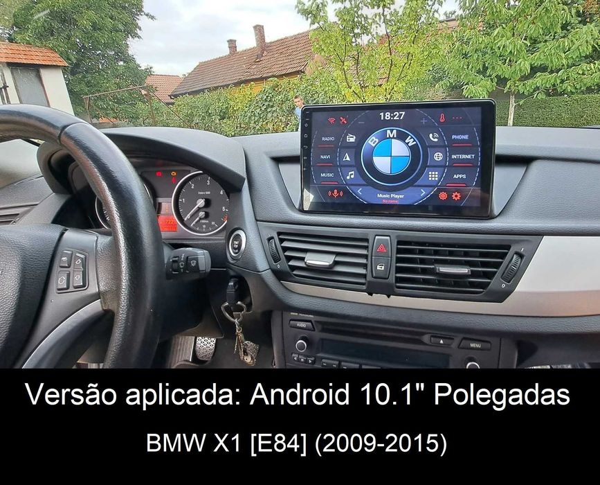 (NOVO) Rádio 2DIN • BMW X3 (E83) • BMW X1 (E84) • Android GPS [4+32GB]