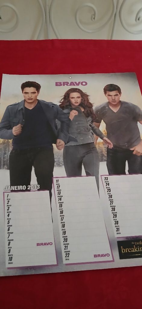 Calendário 2013, da revista Bravo, novo
