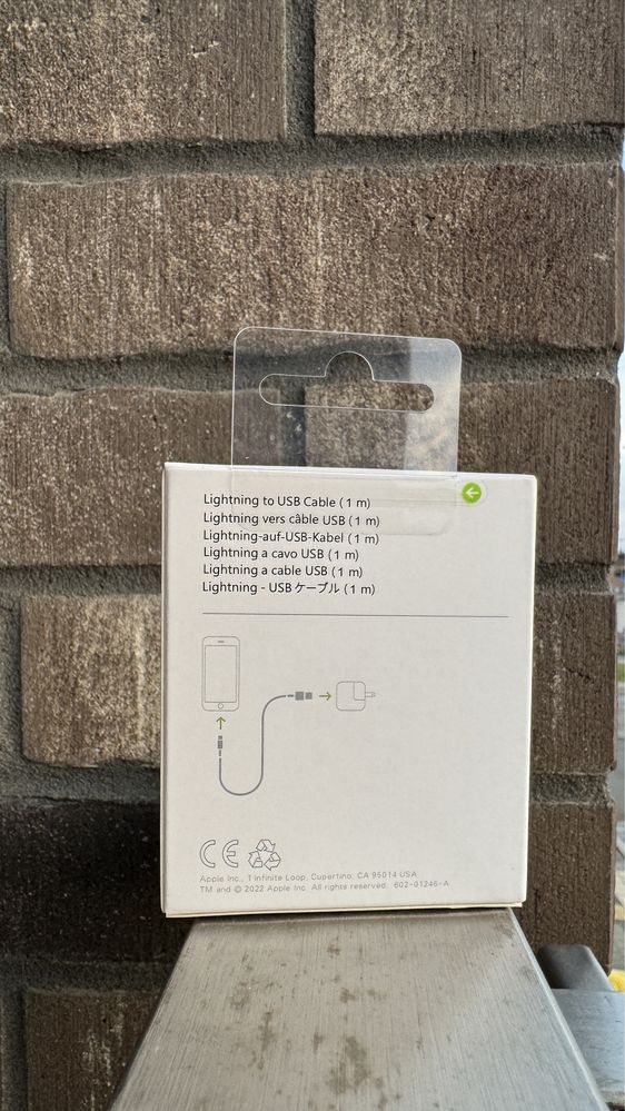 Kabel Ligthning USB -A 1 M White