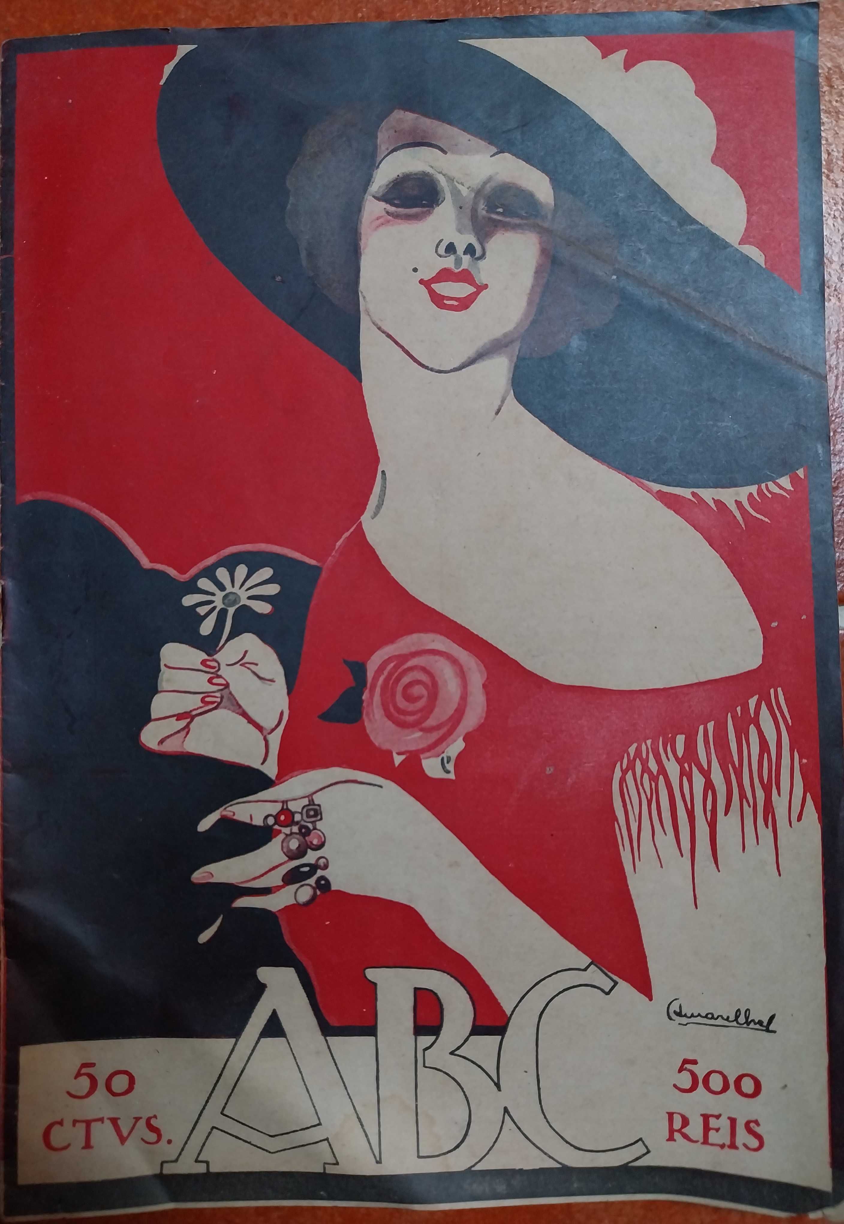 revistas: ABC - Revista portuguesa (cinco edições, 1921 e 1922)