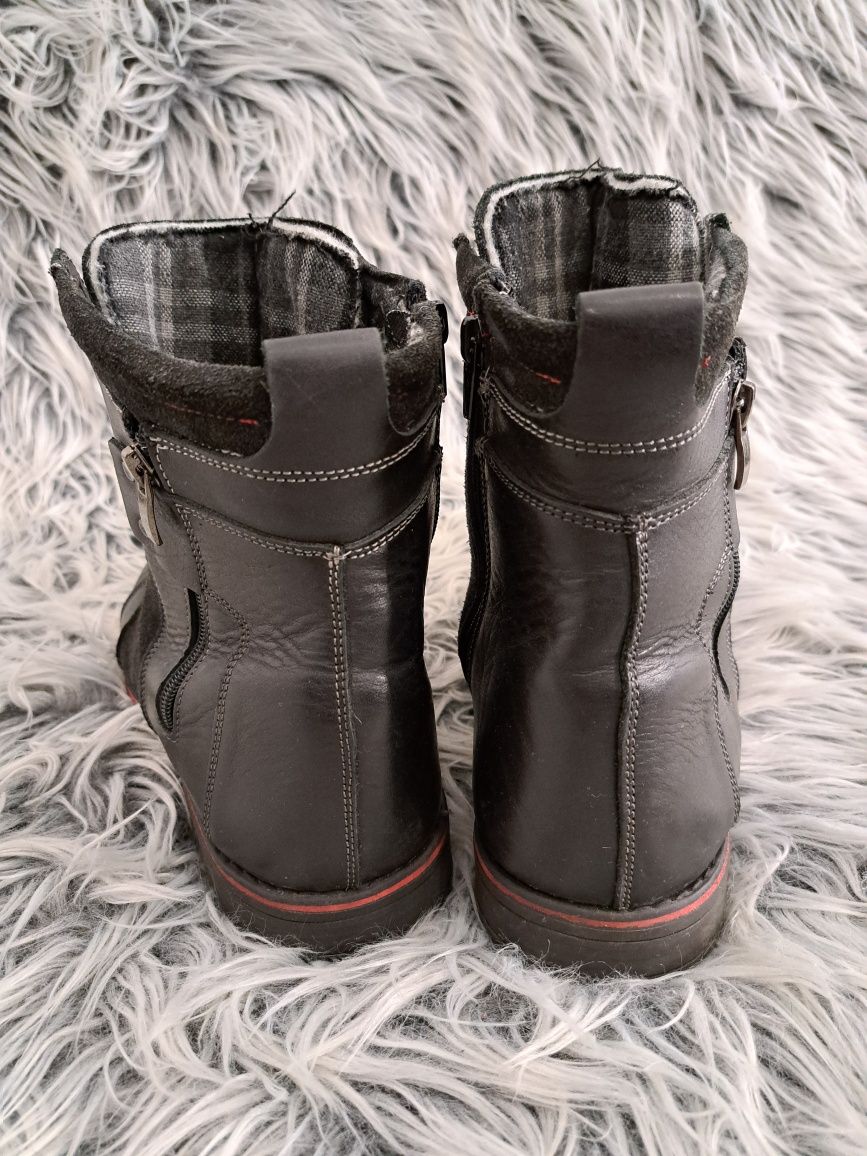 Skórzane buty męskie KENT