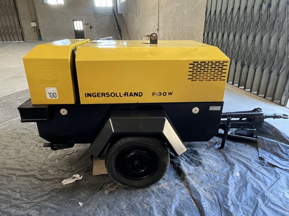 Compressor 3 cilindros Ingersoll-Rand P130w, motor deutz
