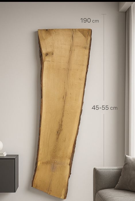 Deska dębowa blat dekoracyjny 190x45-55