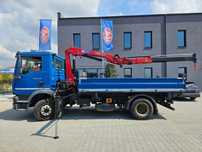 MAN TGM BL 4x2 HDS HMF 810-K1 MCS + nowy żuraw kran crane  HDS MAN TGM 12.250 4x2 + HMF 810-K1 żuraw samochodowy