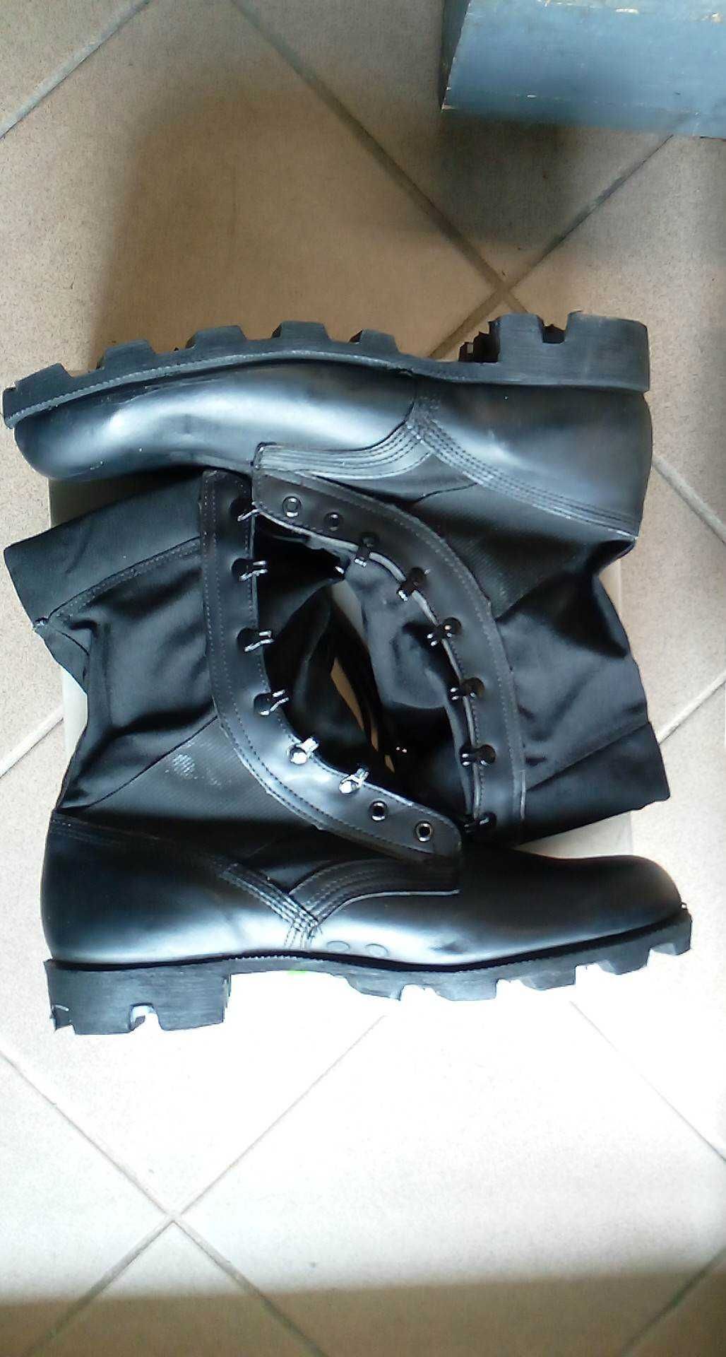 Buty US Army Jungle Panama Czarne r.14R / wkładka 33cm